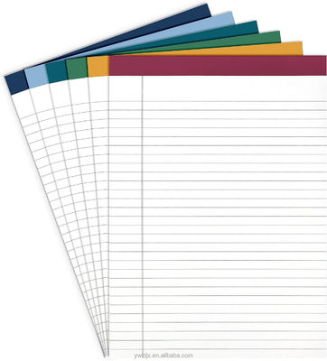 Horizontal Line Inside Pages Legal Pads for Business Correspondence