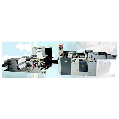 Ruling Printing Cutting Collecting Folding Machine for Exercise Book Production Ideal