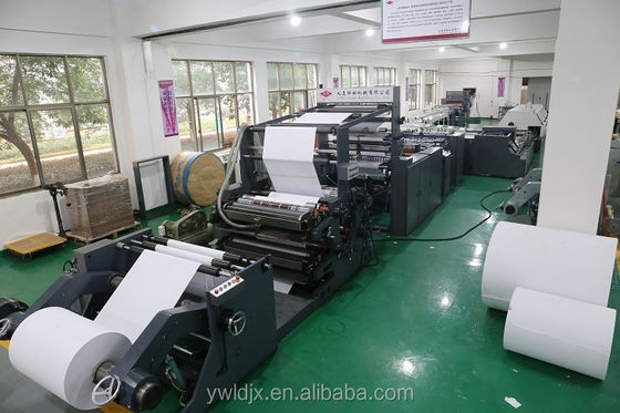 LDGNB780 Automatic Glue Taped Notebook Making Machine for A4 A5 B4 B5 A3 and More Sizes