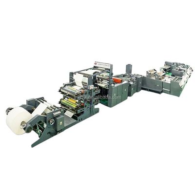24 Hour LD-GNB670 Z Type Fully Automatic Cold Glue Taped Notebook Making Machine