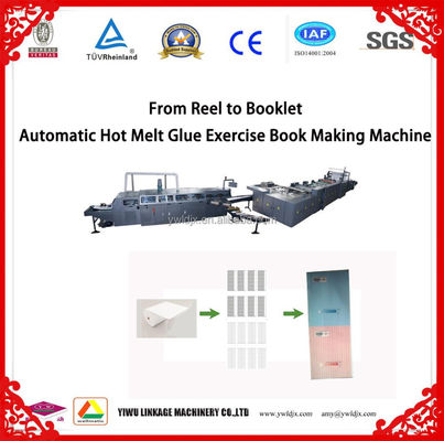 24 Hour LD-GNB670 Z Type Fully Automatic Cold Glue Taped Notebook Making Machine