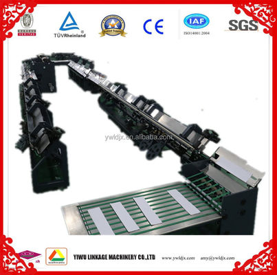 24 Hour LD-GNB670 Z Type Fully Automatic Cold Glue Taped Notebook Making Machine