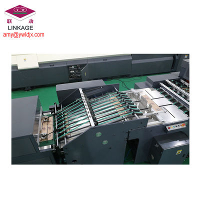 45 cycles/min Fully Automatic Glue Binding Notebook Making Machine 250 m/min High Speed