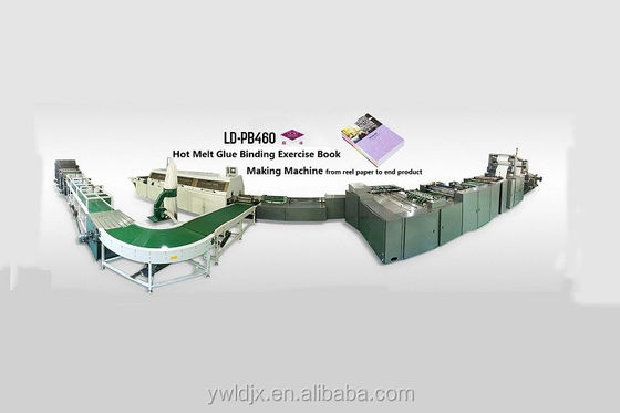Efficiently Produce Exercise Book and Notebook with Plastic Book Cover Making Machine