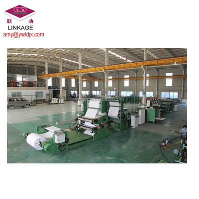 Speed Reel to Notebook Machine in Green for Fully Automatic Exercise Book Manufacturing