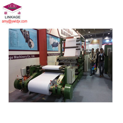 Speed Reel to Notebook Machine in Green for Fully Automatic Exercise Book Manufacturing